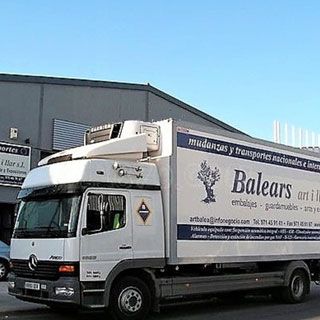Balears Art i llar camión de mudanza de obras de arte