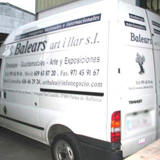 Balears Art i llar furgoneta para mudanza